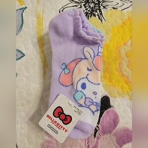 NWT Hello Kitty No Show Socks, 5 pk